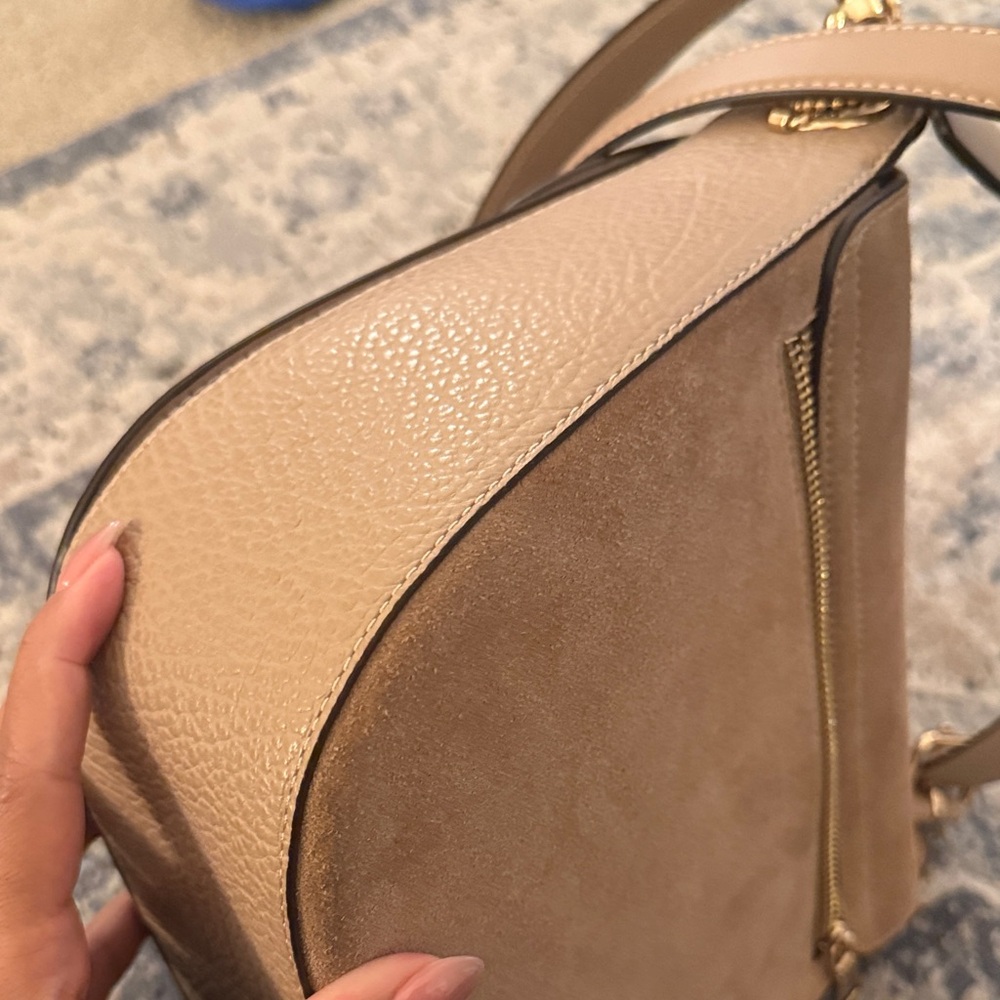 Coach 2 way suede/ leather bag - Picture 7 of 16